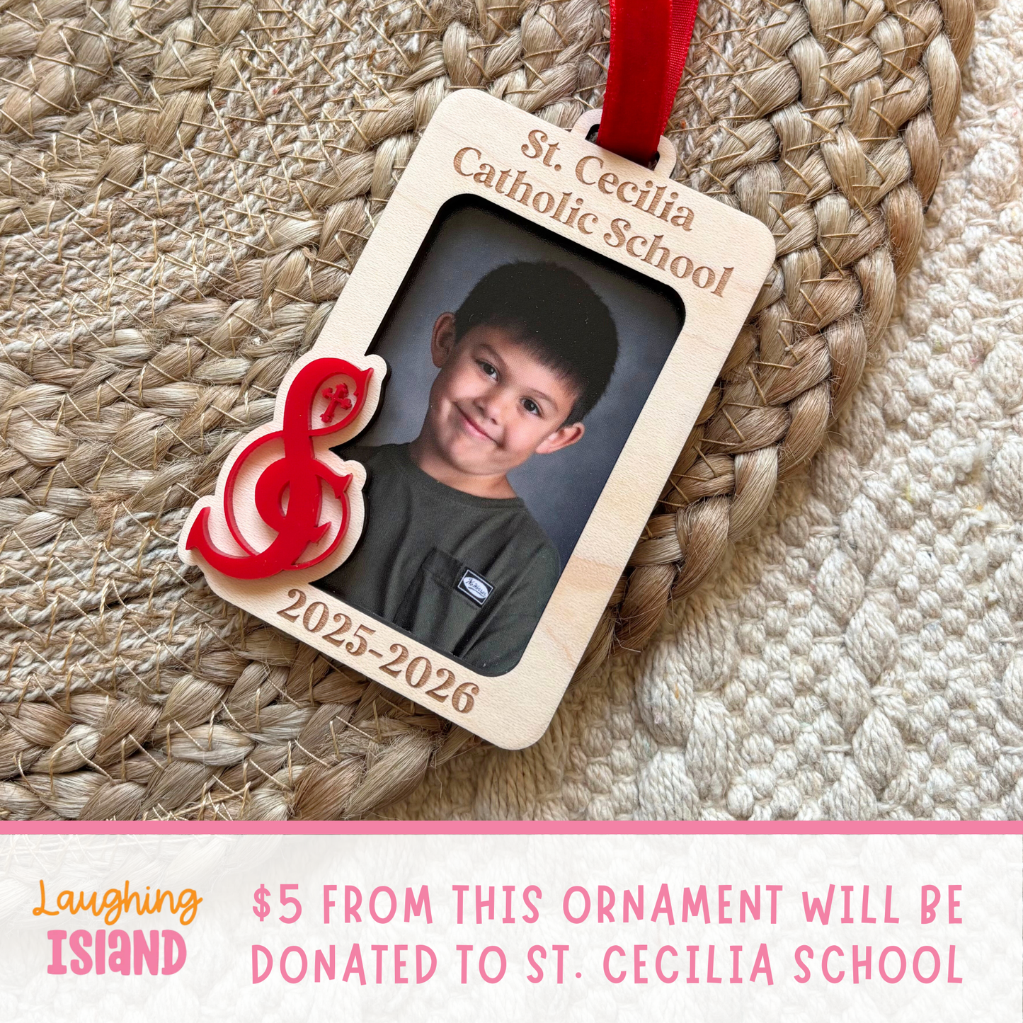 St. Cecilia School Photo Frame | Ornament Fundraiser 2025