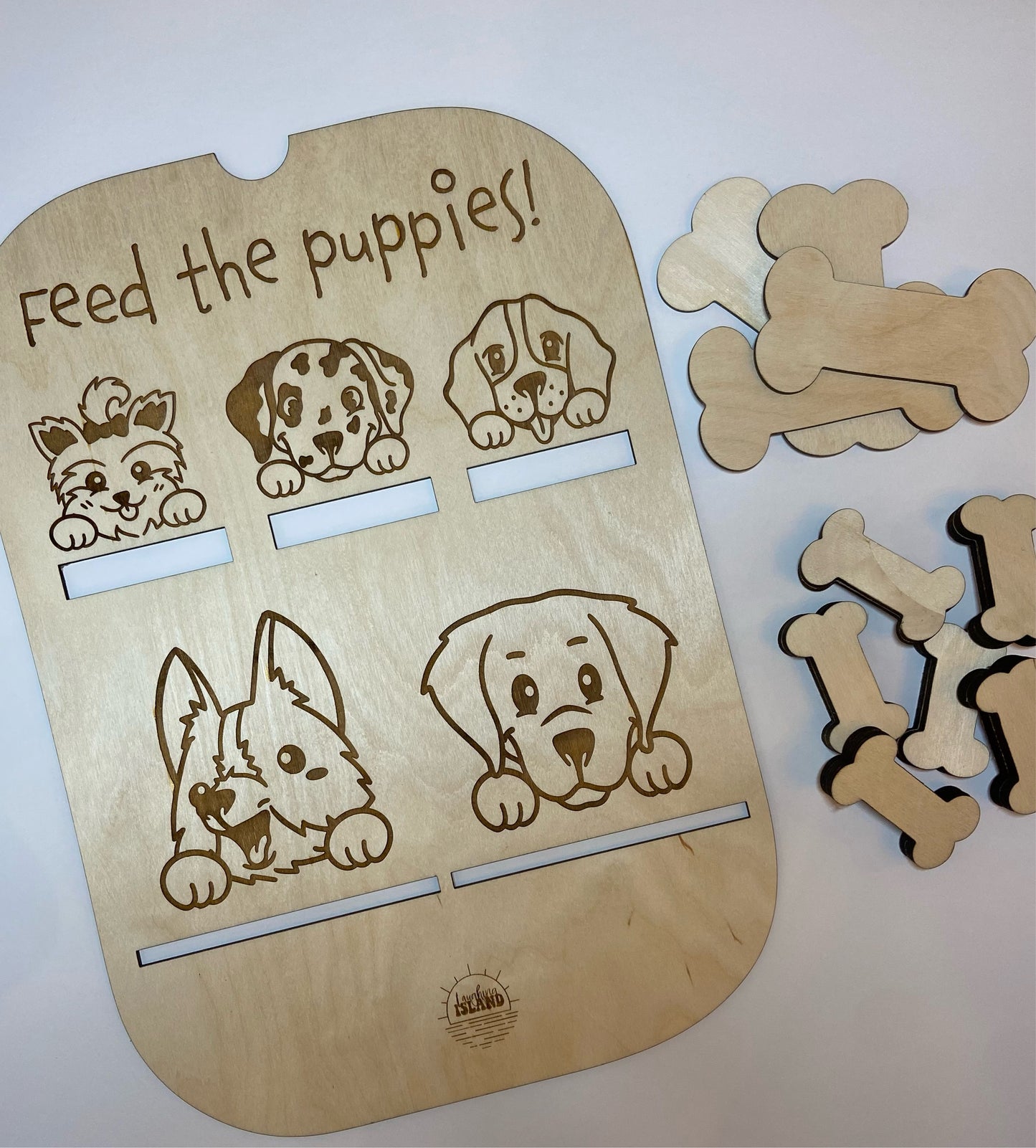 Feed the puppies! | Sensory Play | Trofast insert