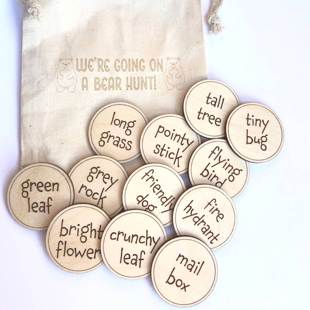 We're going on a bear hunt | Adventure tokens