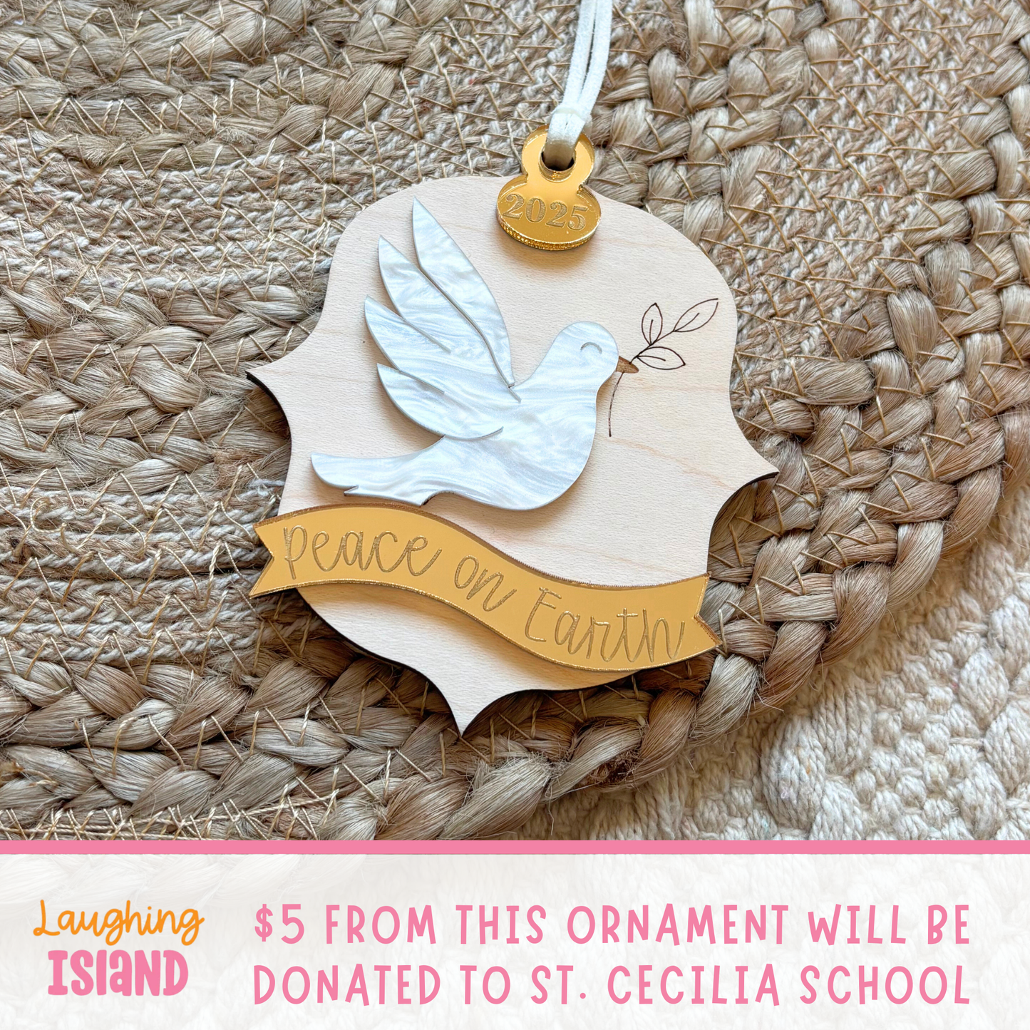 Peace on Earth Dove | Ornament Fundraiser 2025
