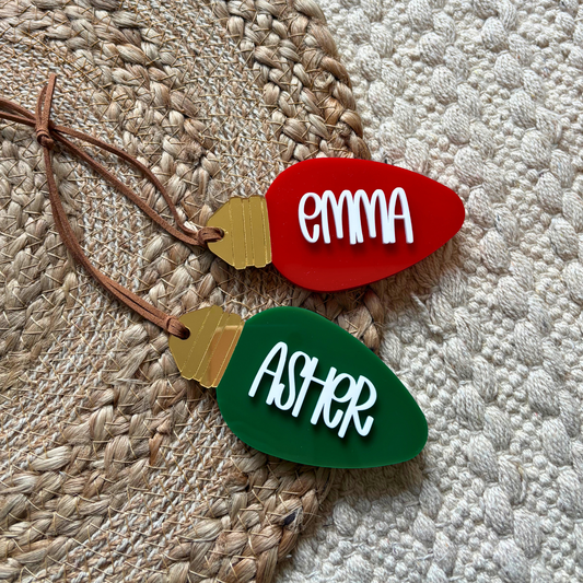 Vintage Light Bulb | Ornament 2025