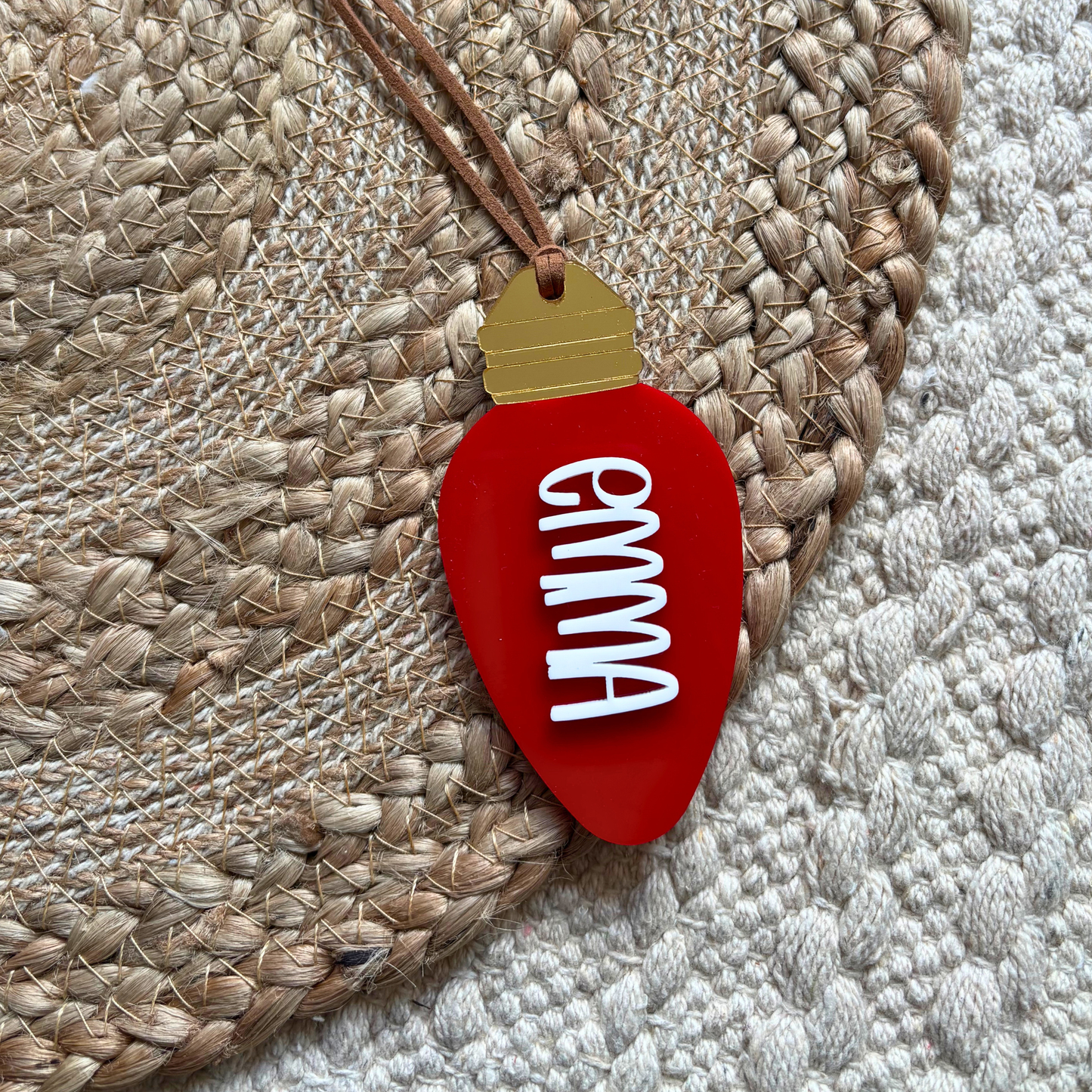 Vintage Light Bulb | Ornament 2025