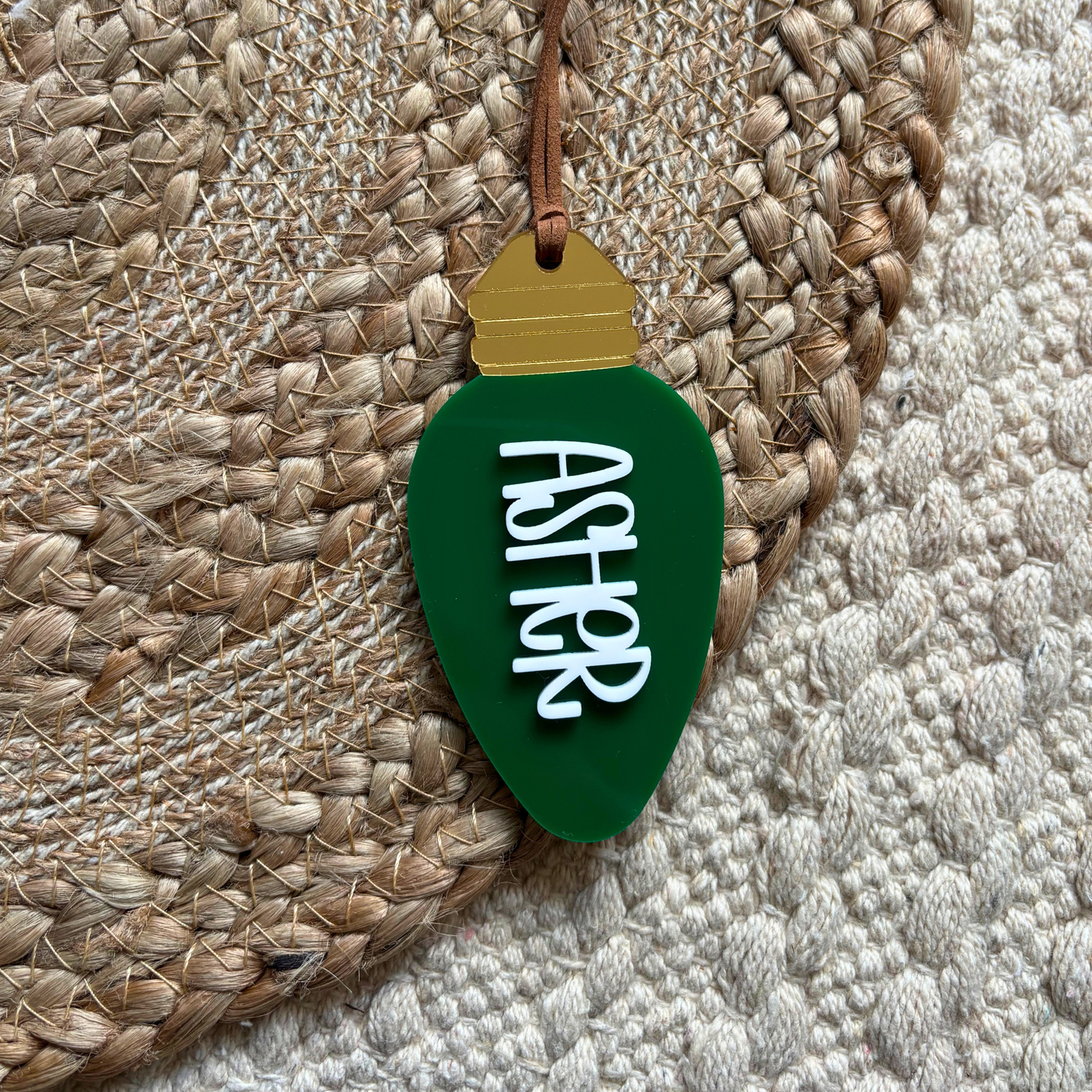 Vintage Light Bulb | Ornament 2025