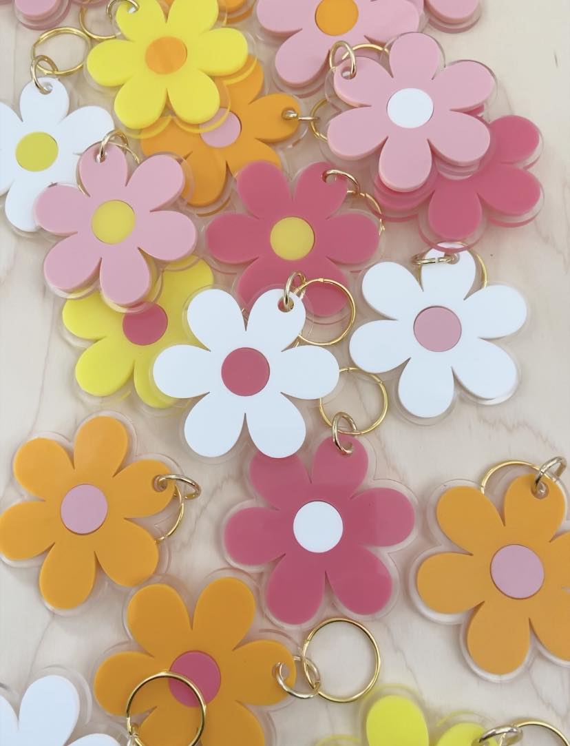 Surprise-me Daisy | Keychain