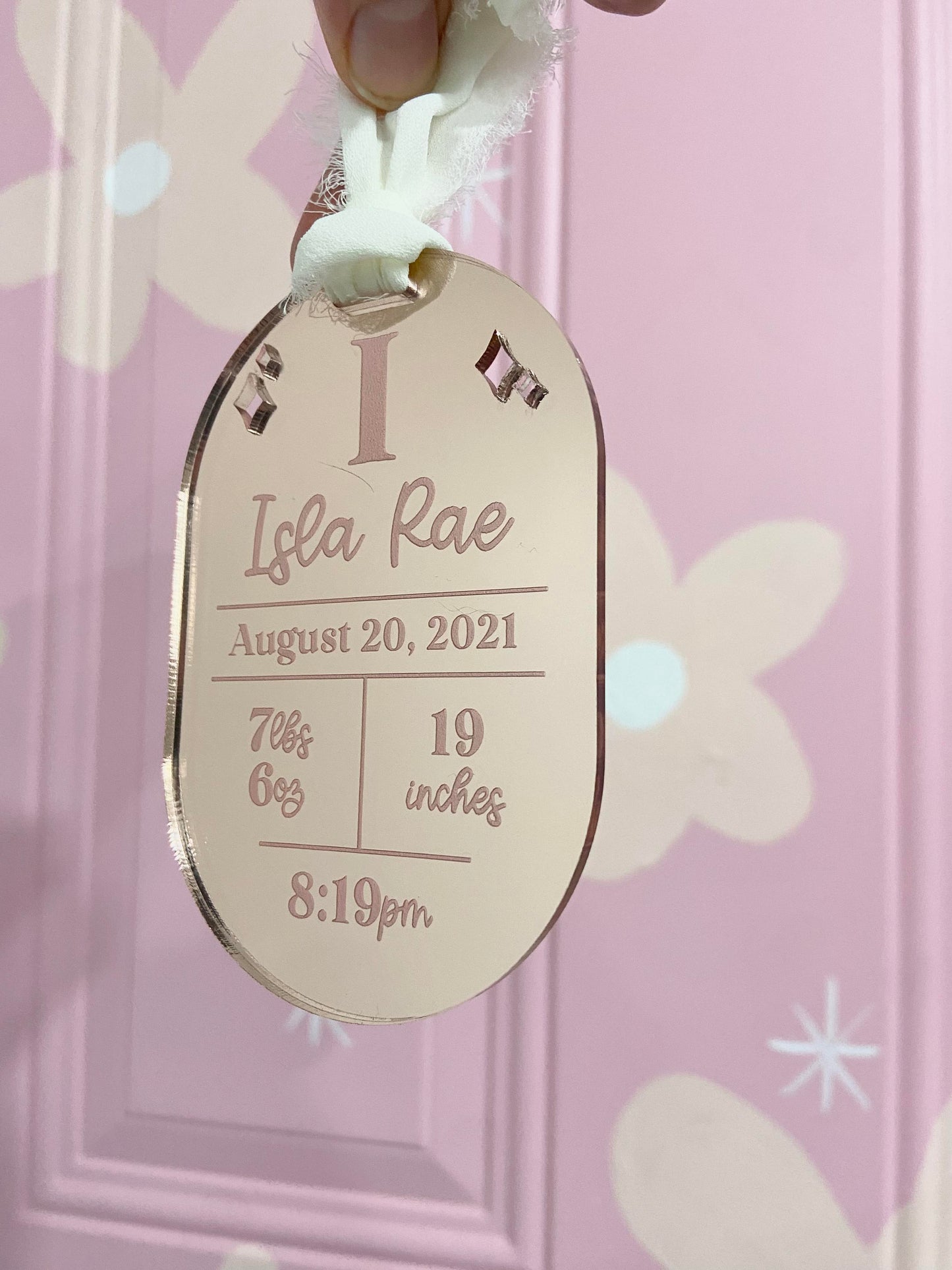 Birthdate keepsake | Ornament