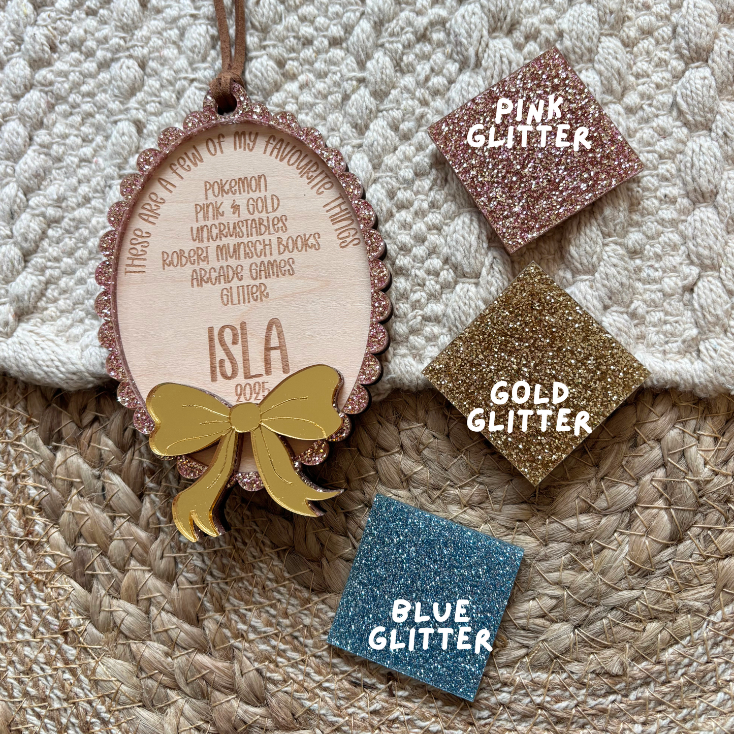 Scallop Bow Favourite Things | Ornament 2025