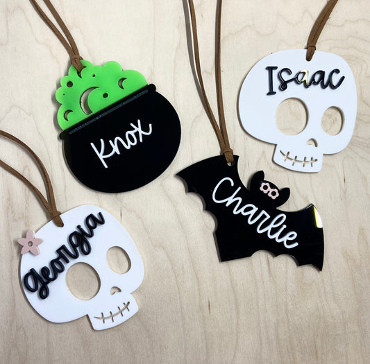 Boo-basket tags | Acrylic