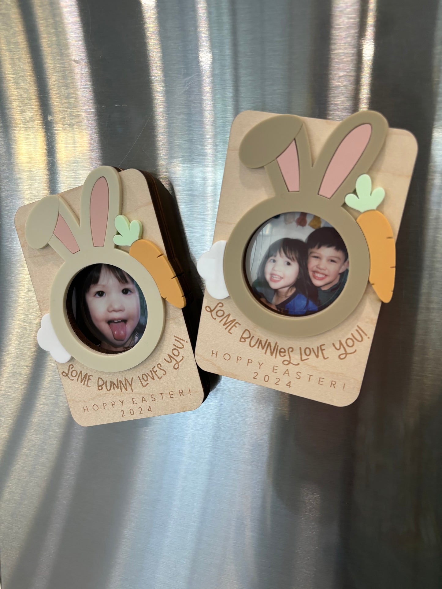 Bunny love | Magnetic picture frame