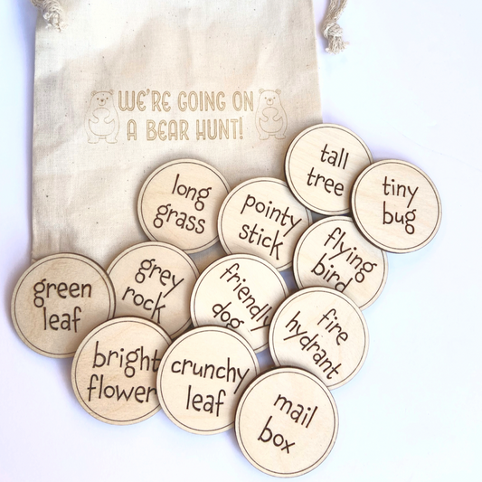 We're going on a bear hunt | Adventure tokens