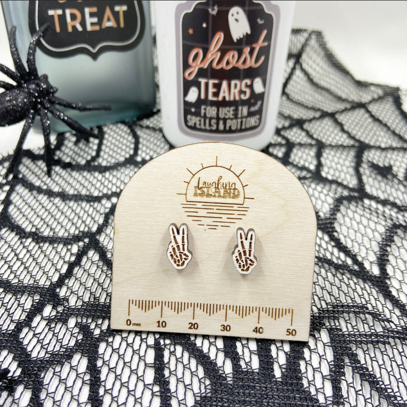Skeleton peace | Earrings