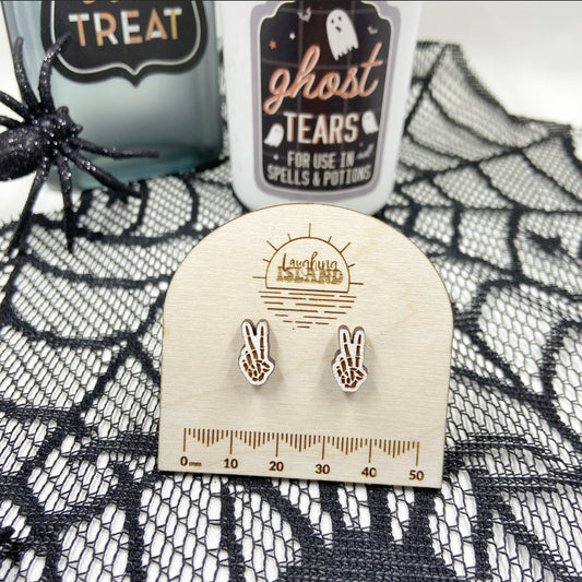 Skeleton peace | Earrings